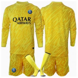 Paris Saint-Germain Brankářské Dětské Alternativní dres komplet 2024-25 Dlouhý Rukáv (+ trenýrky)